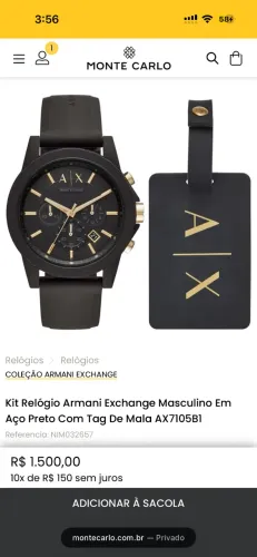 Relógio Armani Exchange