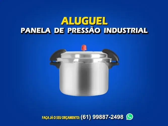 Locação de panela de pressão industrial 22lts diária