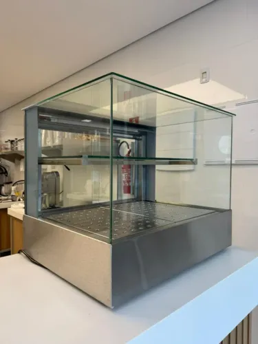 VITRINE TÉRMICA DE SOBREPOR - ESTUFA QUENTE - NOVA 
