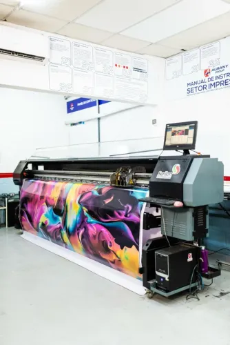 Impressora Plotter Solvente Kjet 3,20m - Cabeça Konica 514 (Usado)
