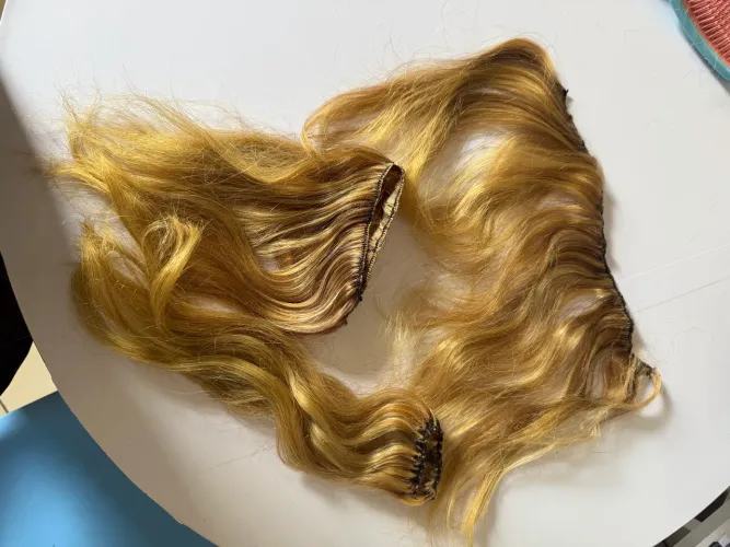 Vendo tela para mega Hair 50,00 cada uma 50cm cabelo humano
