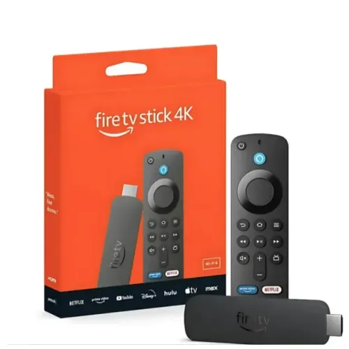 Fire TV Stick 4k Wi-Fi 6 Alexa Dolby Vision/Atmos Preto Amazon