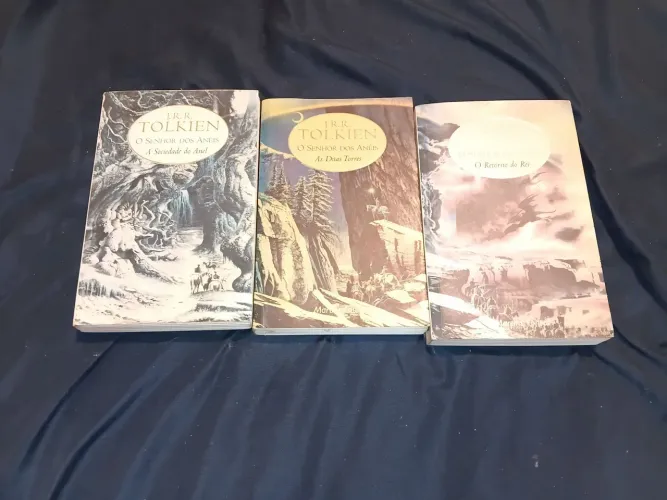Kit trilogia senhor dos anéis 
