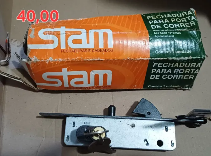 Fechadura de correr stam Guaratingueta 