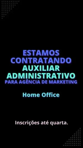 Vaga para Auxiliar Administrativo em Copacabana