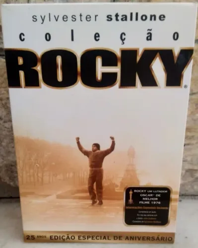 Coleção Rocky especial 25 anos com 5 DVDs