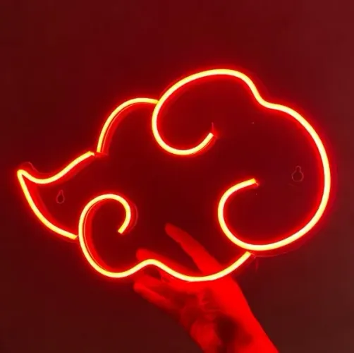 Luminária Núvem Naturo - Led Neon (Pronta Entrega)