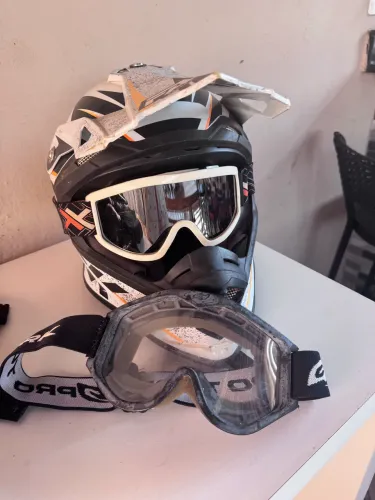 Kit equipamentos trilha motocross