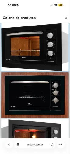 FISCHER FORNO ELÉTRICO EMBUTIR FIT LINE 48L BLACK