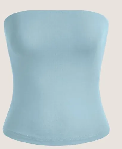 Blusa top tube azul