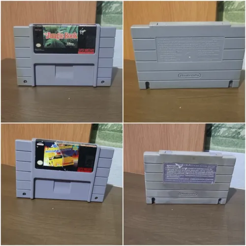 Fita Lamborghini e jungle book originais super Nintendo