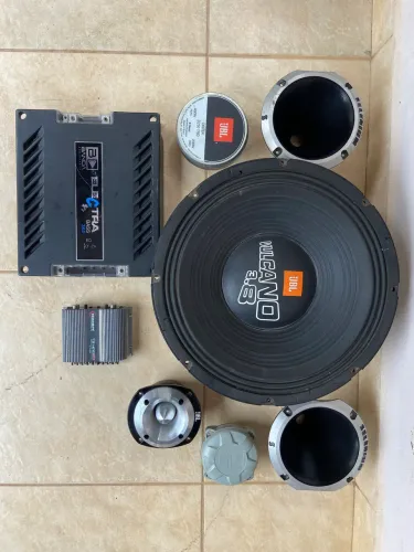 ? SOM AUTOMOTIVO COMPLETO JBL 1900RMS + MÓDULOS - GRAVE FORTE ?