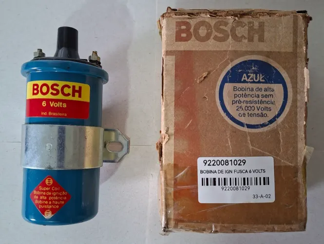 Bobina Bosch 6V Azul Nova