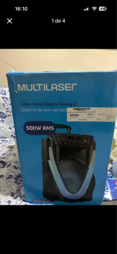 Caixa amplificadora Sunny2 500w RMS