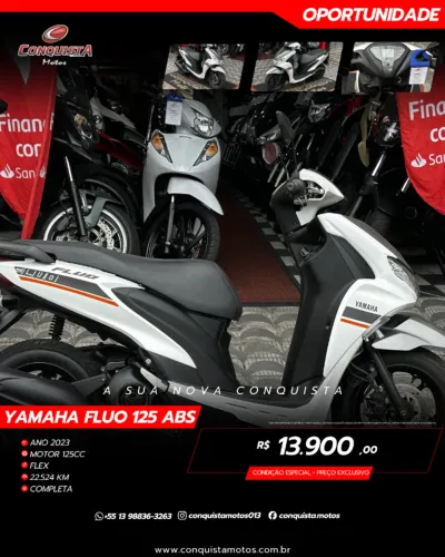 Fluo 125 ABS 2023 - Apenas 22.524Km
