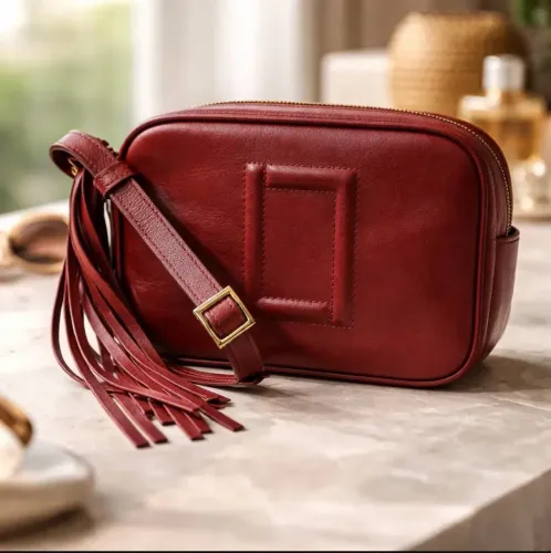 Bolsa luz da lua couro legítimo