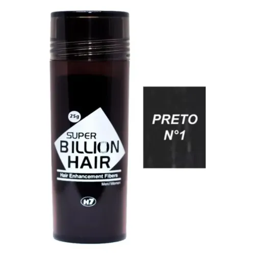 Super Billion Hair 25g - Maquiagem Capilar / Disfarça Calvície (Novo)
