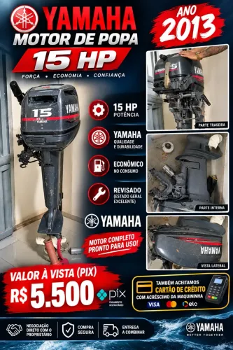 Motor 15 Hp Yamara 2013