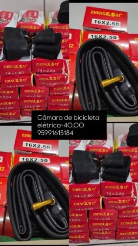 Câmara de bicicleta elétrica