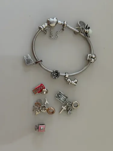 Pulseira Life Coração Em Prata 925