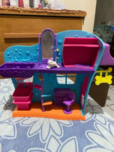 Pet Shop da Polly mais carrinho de sorveteira 