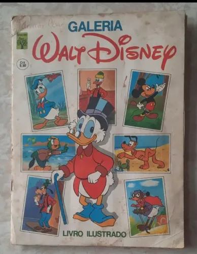 Álbum de Figurinhas Galeria Walt Disney 1976 Ed Abril Falta 1 Figurinha