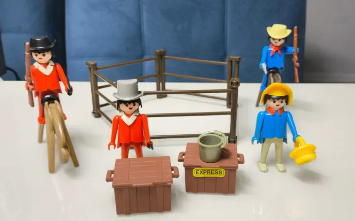 Lote Playmobil antigo Velho Oeste Troll 