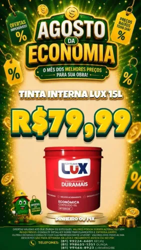 Tinta interna lux 15l