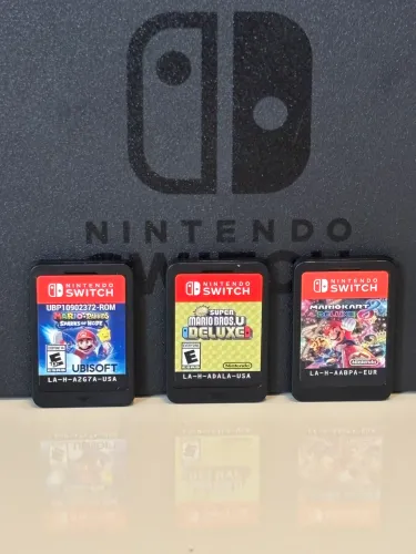 Kit Jogos Mario Bros Nintendo Switch - 3 Jogos