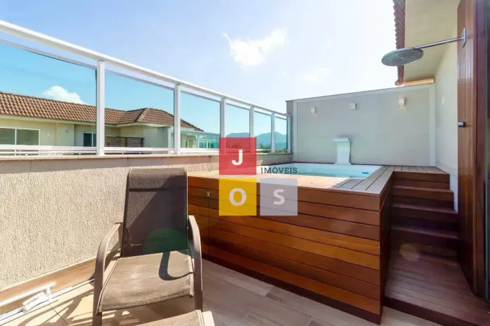 Cobertura Duplex Barra Village Lakes - Vista livre 3 Quartos, 2 Suítes C/ Armarios, Ar con
