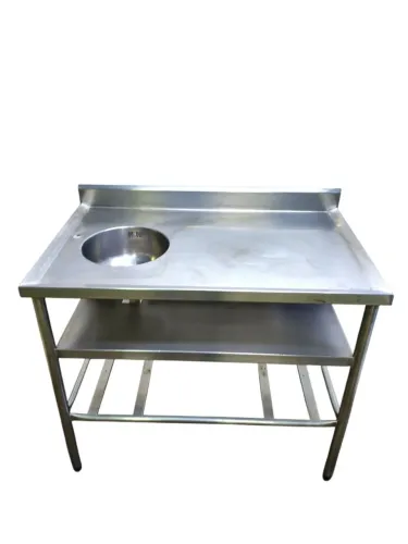 Pia industrial inox