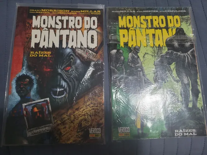 Monstro do Pântano raízes do mal vol 1 e 6