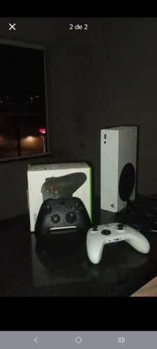 Xbox séries s completo e com os jogos 