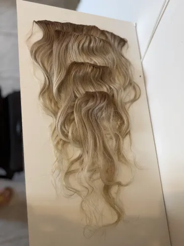 Mega Hair Cabelo Humano Brasileiro do Sul - 80g | Loiro | Pronto para Aplicação