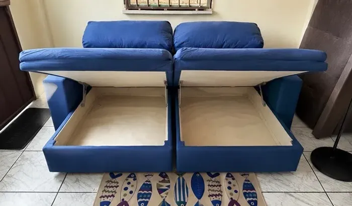 Sofá cama baú 3 em 1