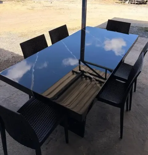 Mesa Prime Completa (Escolha com Cadeiras ou Bancos)