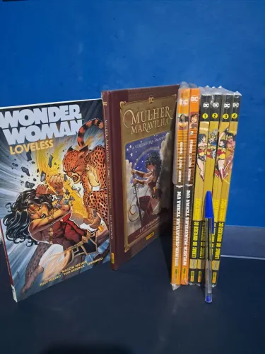 mulher maravilha George Perez + grant morrinson + jill Thompson + loveless em ingles