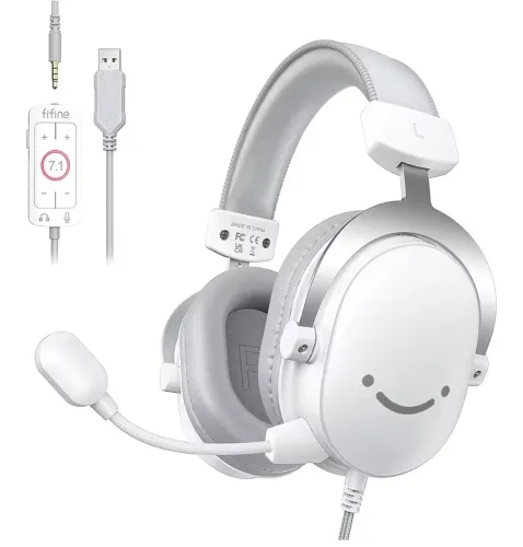 Headset USB Fifine com microfone removível 