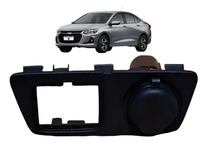 Moldura Acendedor Onix Sedan Turbo Automático 1.0 2025 Preto