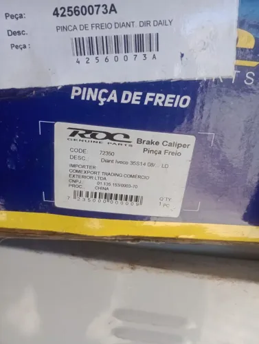 Freio Pinça dianteira iveco 42560073