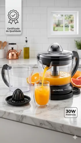 Espremedor de Frutas Mondial Premium 127V (Perfeito Estado)
