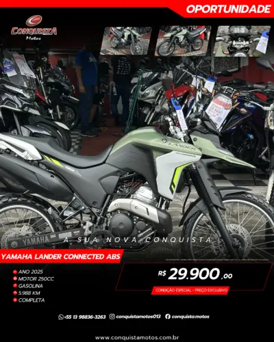 Lander 250 2025 Connected ABS - Apenas 5.988Km