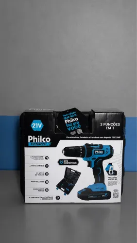 Parafusadeira e furadeira Philco 21V
