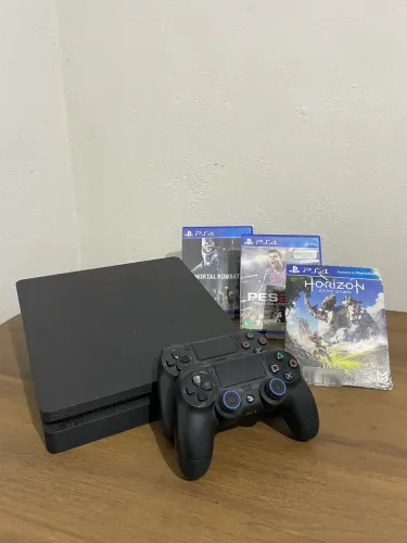 Ps4 slim 1tb + 2 Controle e jogos 
