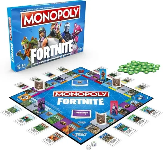 Monopoly Fortnite Hasbro Gaming - Seminovo, Pouco Usado | Jogo de Tabuleiro