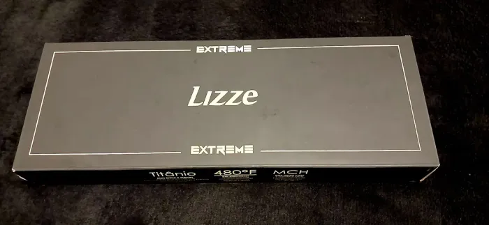 Prancha Lizze Extreme 480°F Original Cinza 220V - Profissional Titânio