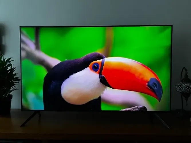 Smart TV Samsung 50" 4K (TU8000) - Painel Novo Trocado na Autorizada