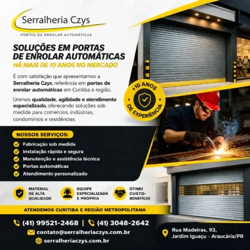 Porta de enrolar automatica