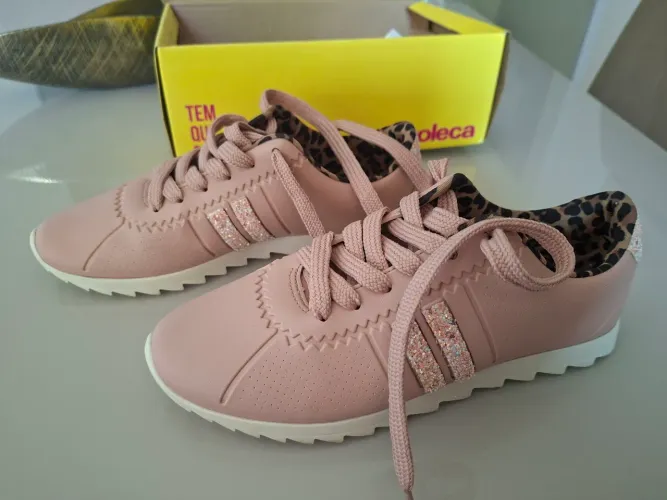Tenis Moleca rosa n. 36 semi novo