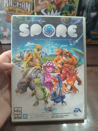 Jogo spore EA shorts mesmo criador de the sims item de coleção